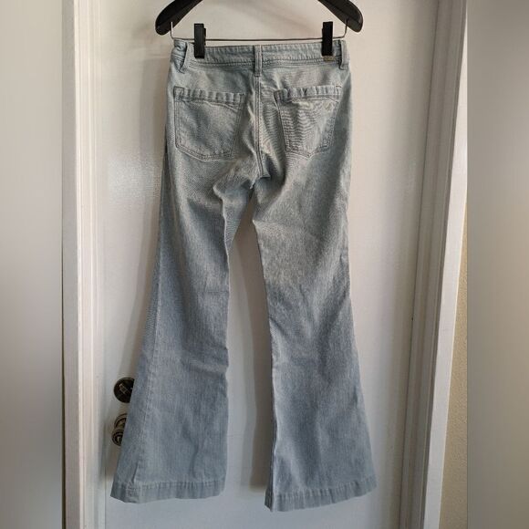 DL1961 Joy  Flare Light blue Denim Jeans - Picture 5 of 6